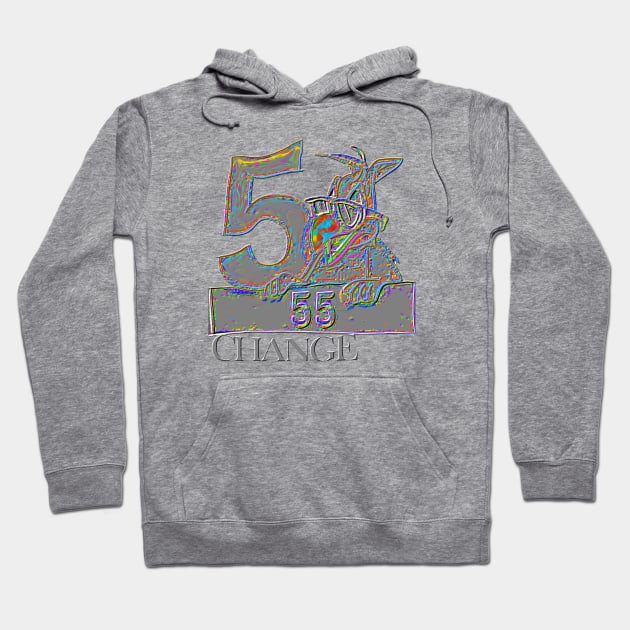 Angel Number 555 CHANGE Hoodie by Angelic Gangster